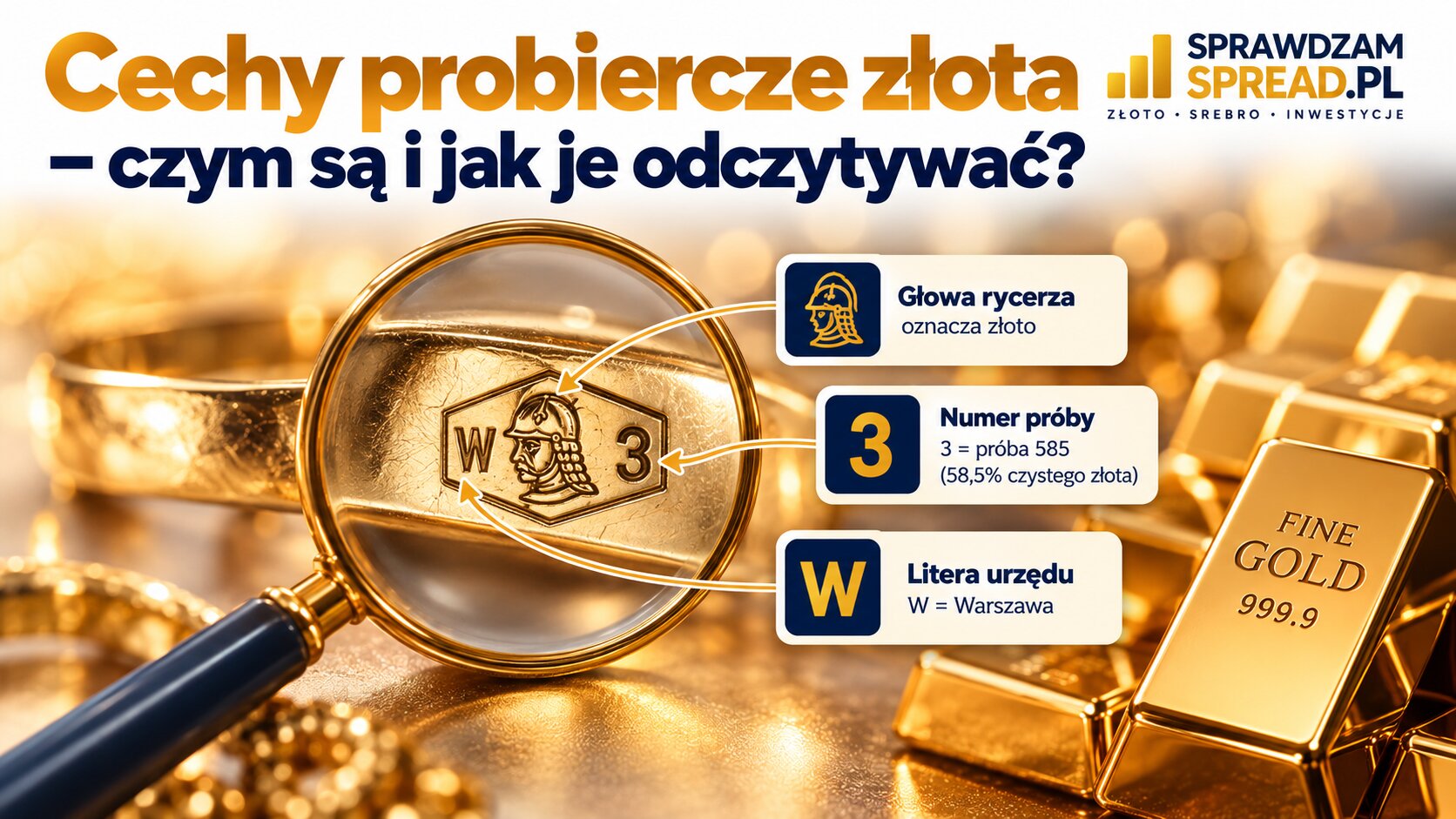 Cechy probiercze złota – czym są i jak je odczytywać?