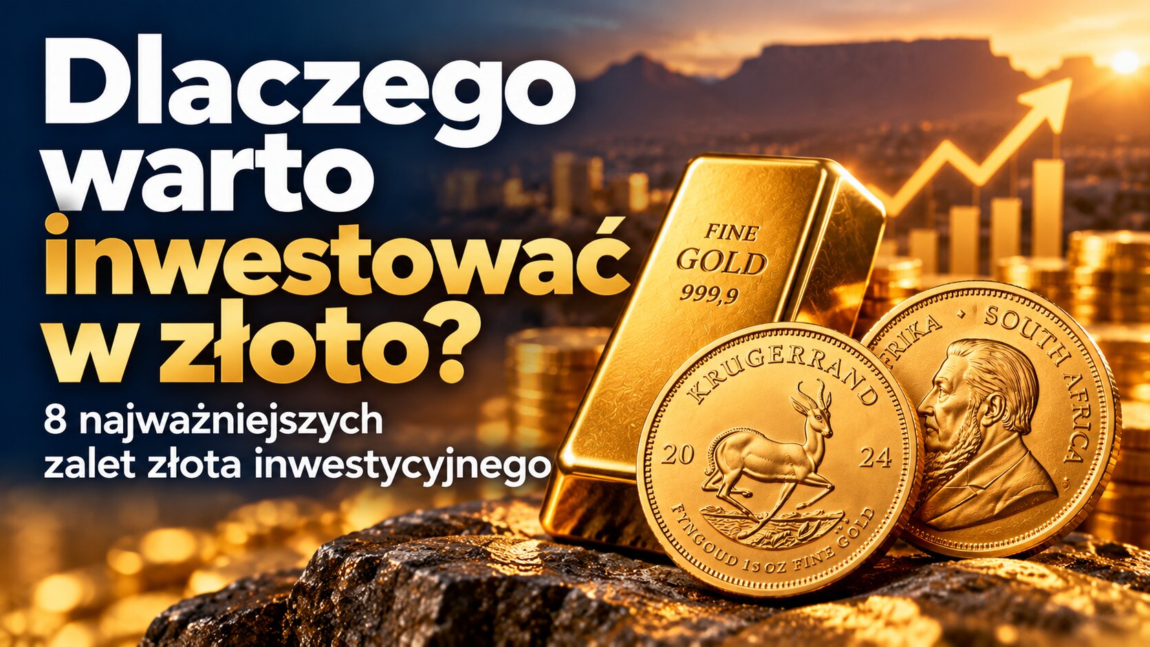 Dlaczego warto inwestować w złoto? 8 najważniejszych zalet złota inwestycyjnego