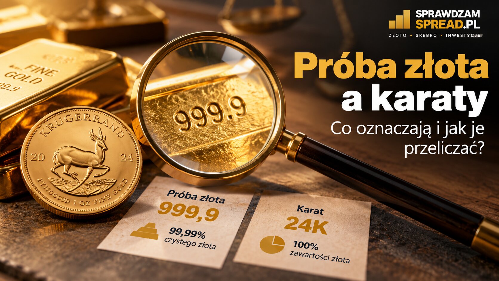 Próba złota a karaty – co oznaczają i jak je przeliczać?